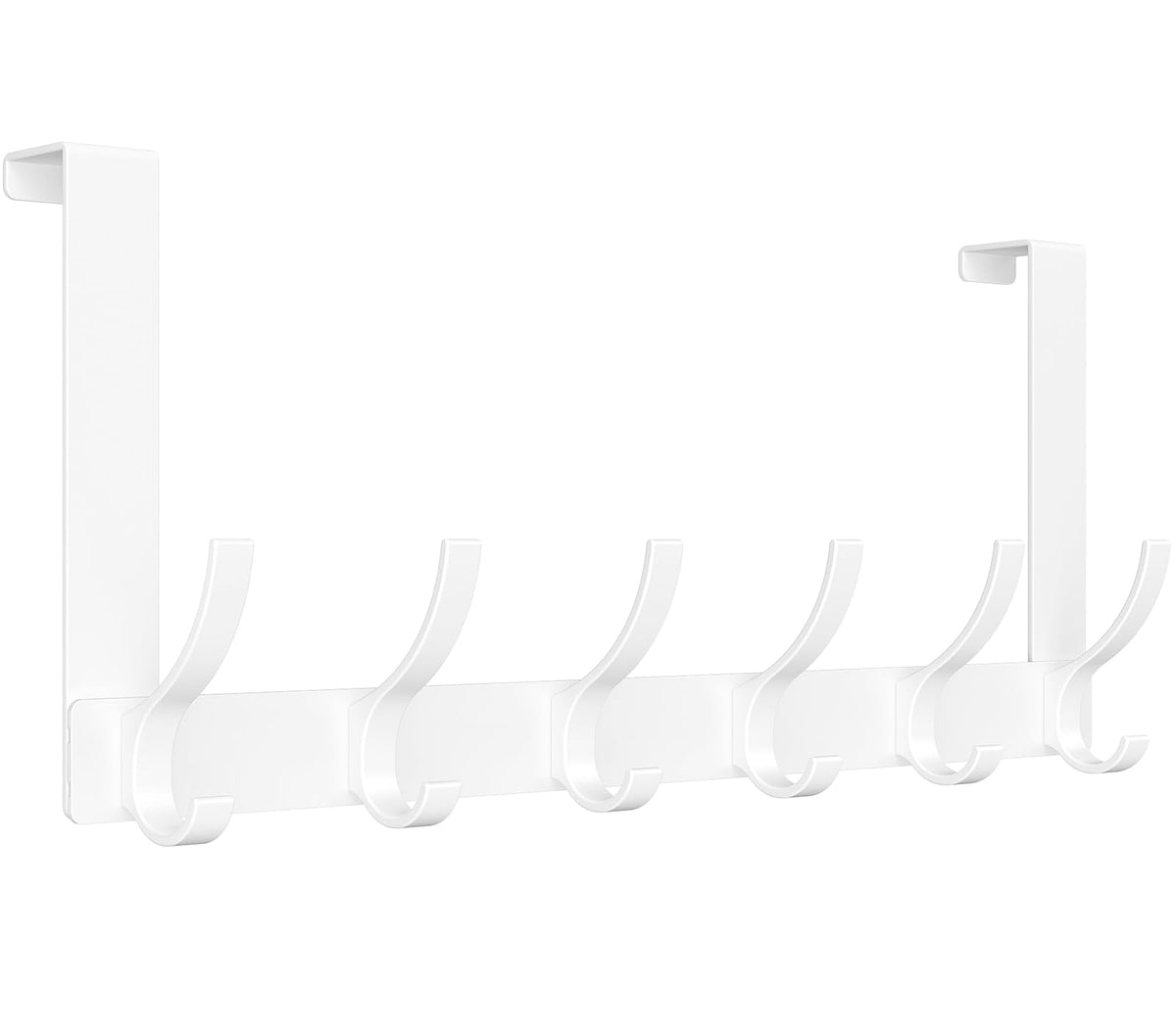 Optish Over The Door Hooks, Over Door Hooks, Towel Rack for Bathroom with 12 Coat Hooks, Over The Door Organizer Towel Rack, Bathroom Accessories