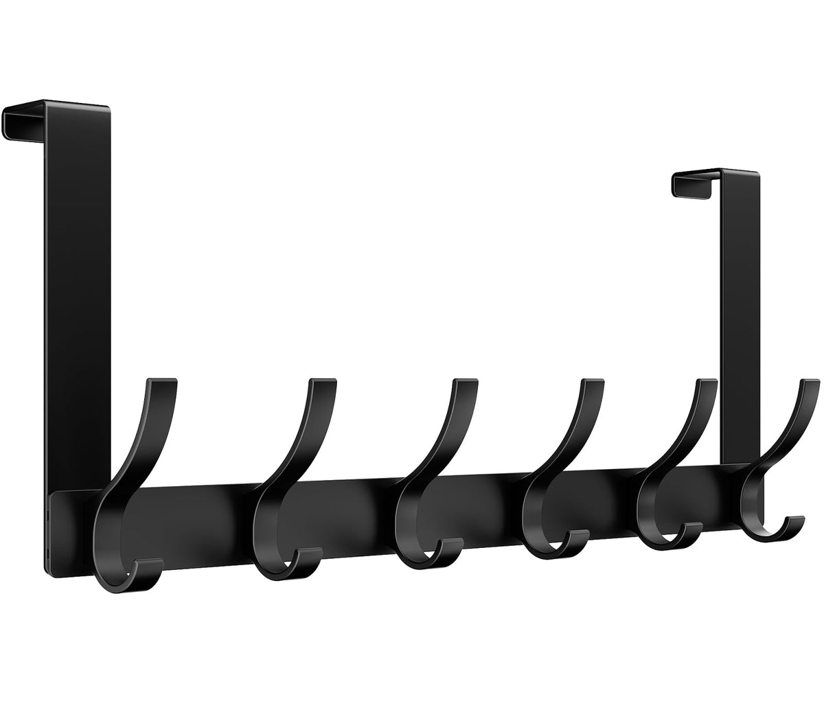Optish Over The Door Hooks, Over Door Hooks, Towel Rack for Bathroom with 12 Coat Hooks, Over The Door Organizer Towel Rack, Bathroom Accessories