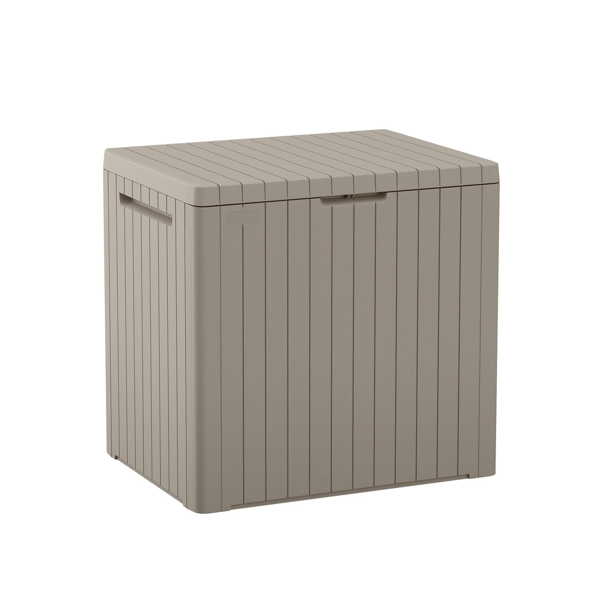 Keter City 30 Gal Outdoor Storage Box and Patio Side Table
