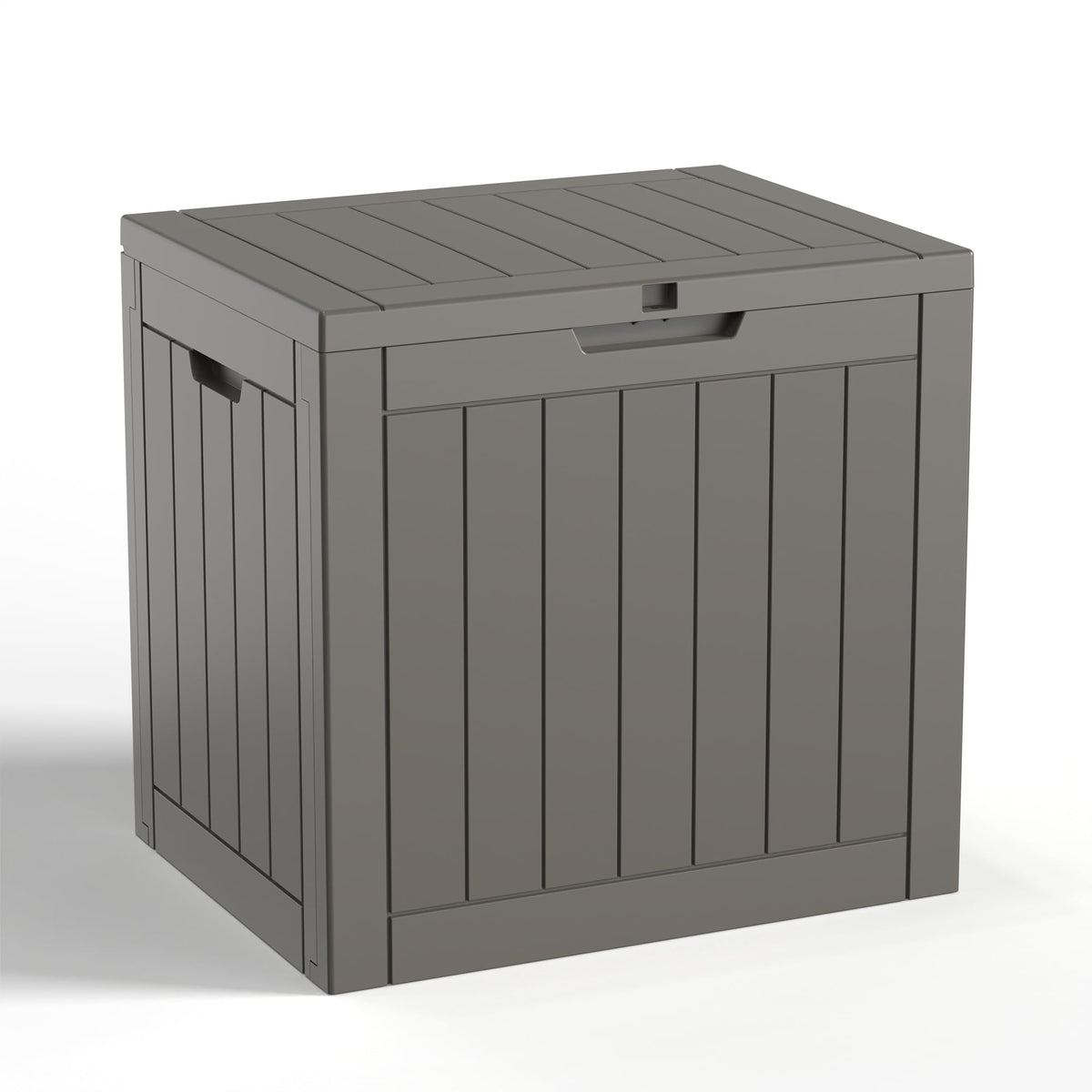 36 Gallon Outdoor Deck Box, Lockable Waterproof Outdoor Storage Boxes For Garden Tools,Indoor Cushions,Accessories Outside Storage Resin Weatherproof Container(Black)