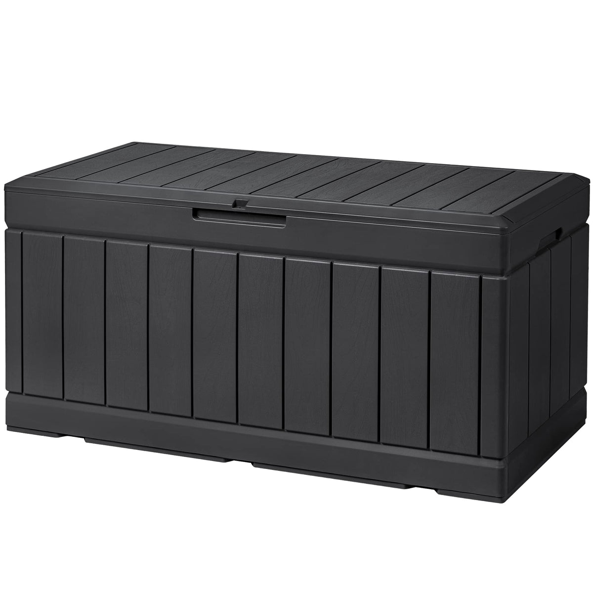 Devoko 100 Gallon Outdoor Storage Box, Waterproof Deck Box Lockable
