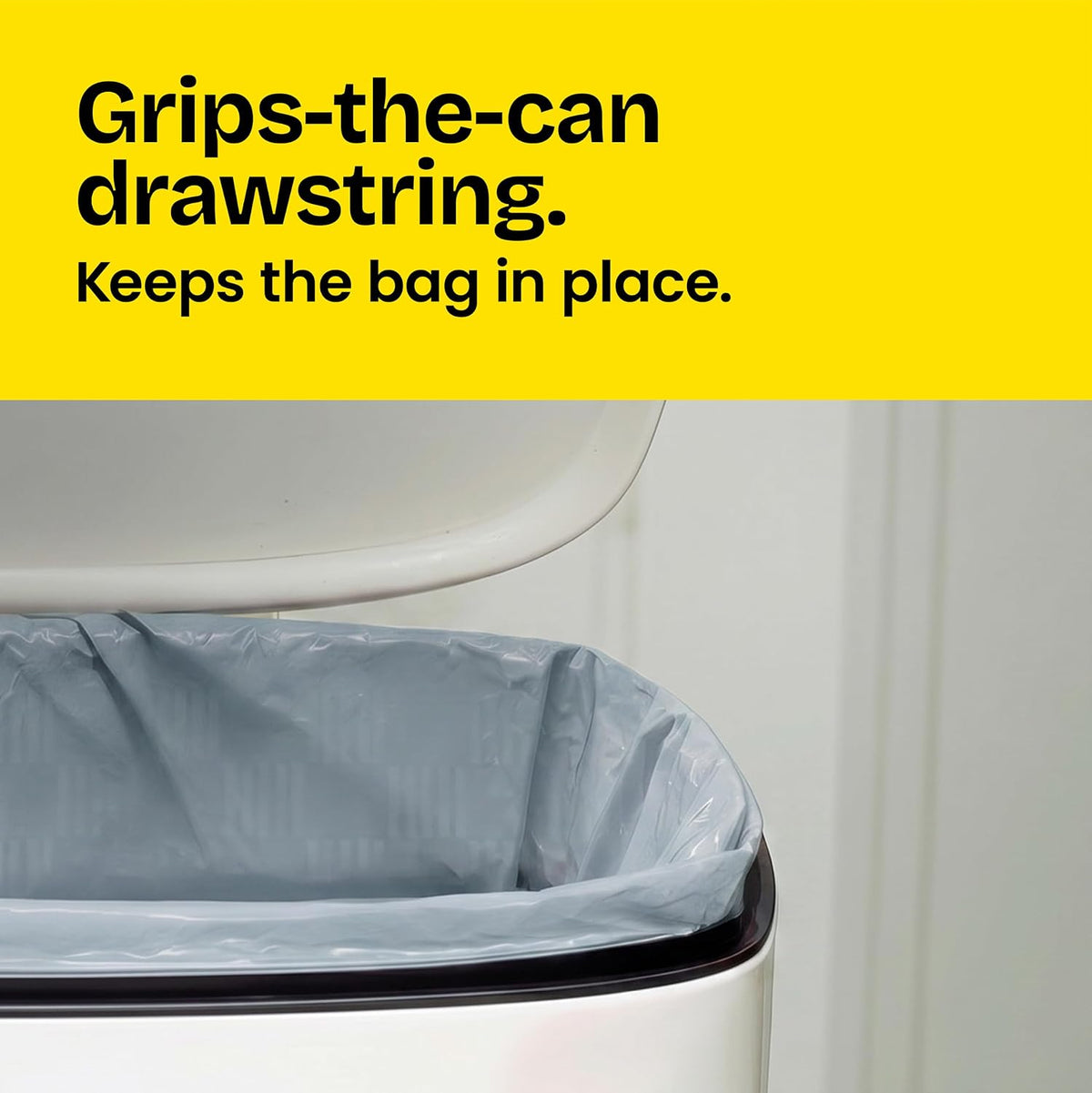 Glad Trash Bags, ForceFlex Tall Kitchen Drawstring Garbage Bags, Fresh Clean, 13 Gal, 40 Ct (Package May Vary)