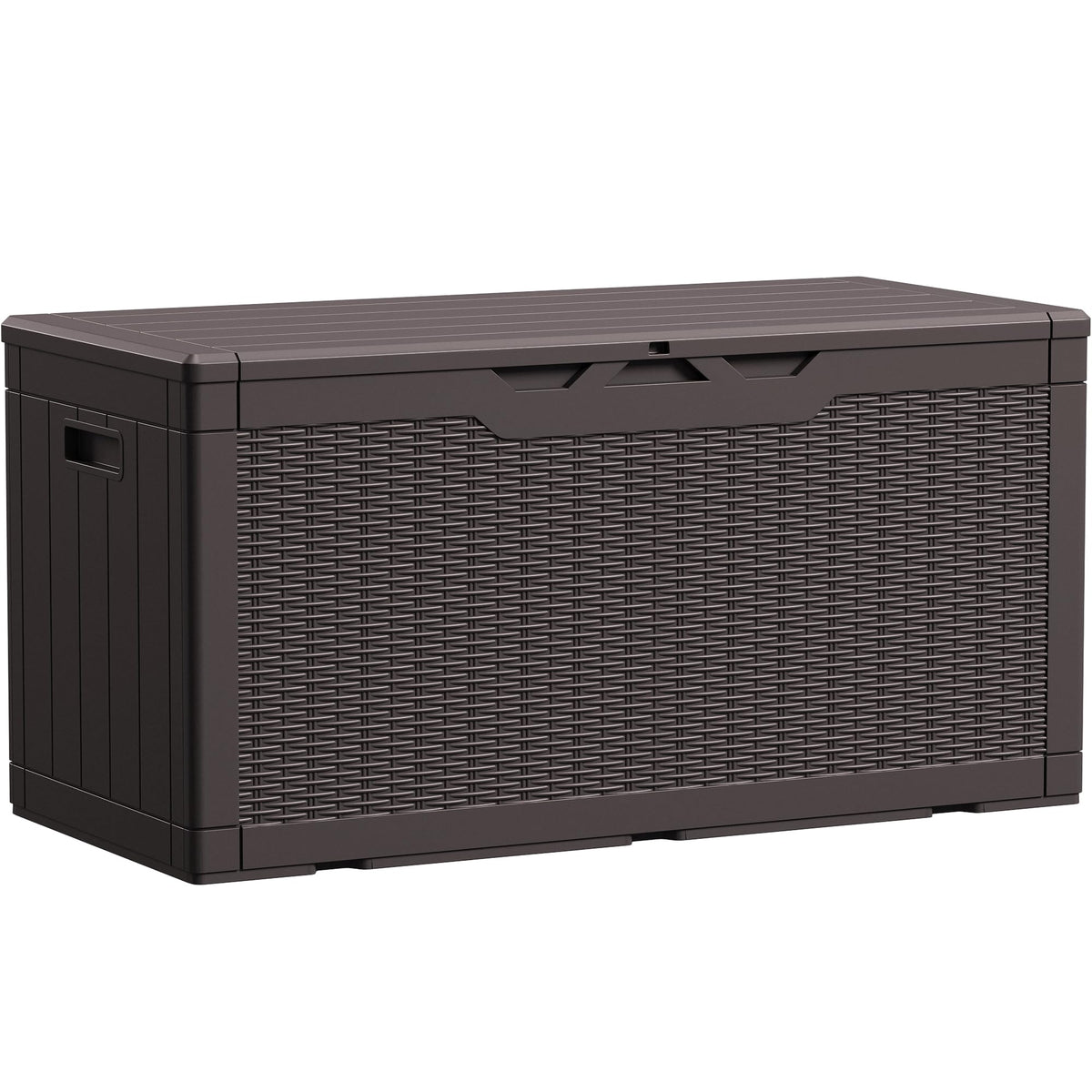 Devoko 100 Gallon Outdoor Storage Box, Waterproof Deck Box Lockable