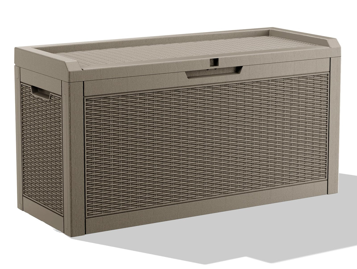 DRATO 310 Gallon Deck Boxes Outdoor Waterproof Large Outside Storage Box