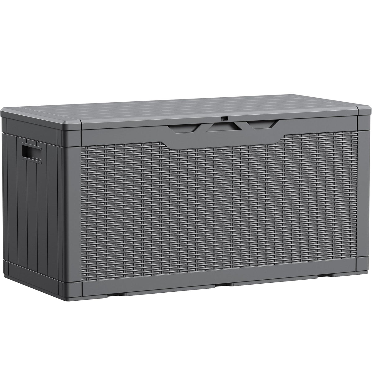 Devoko 100 Gallon Outdoor Storage Box, Waterproof Deck Box Lockable