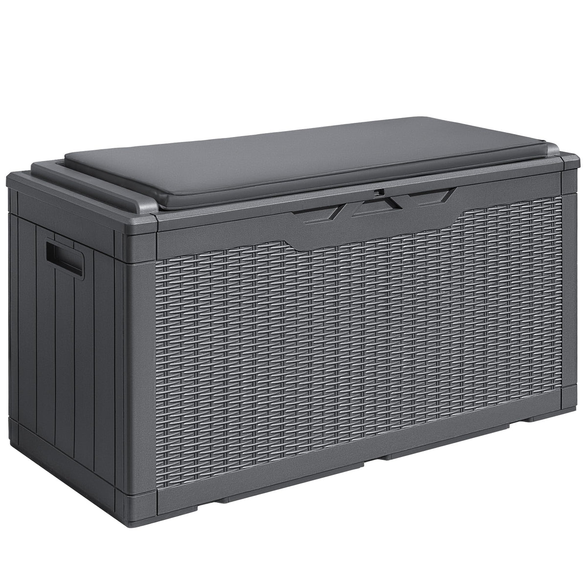 Devoko 100 Gallon Outdoor Storage Box, Waterproof Deck Box Lockable