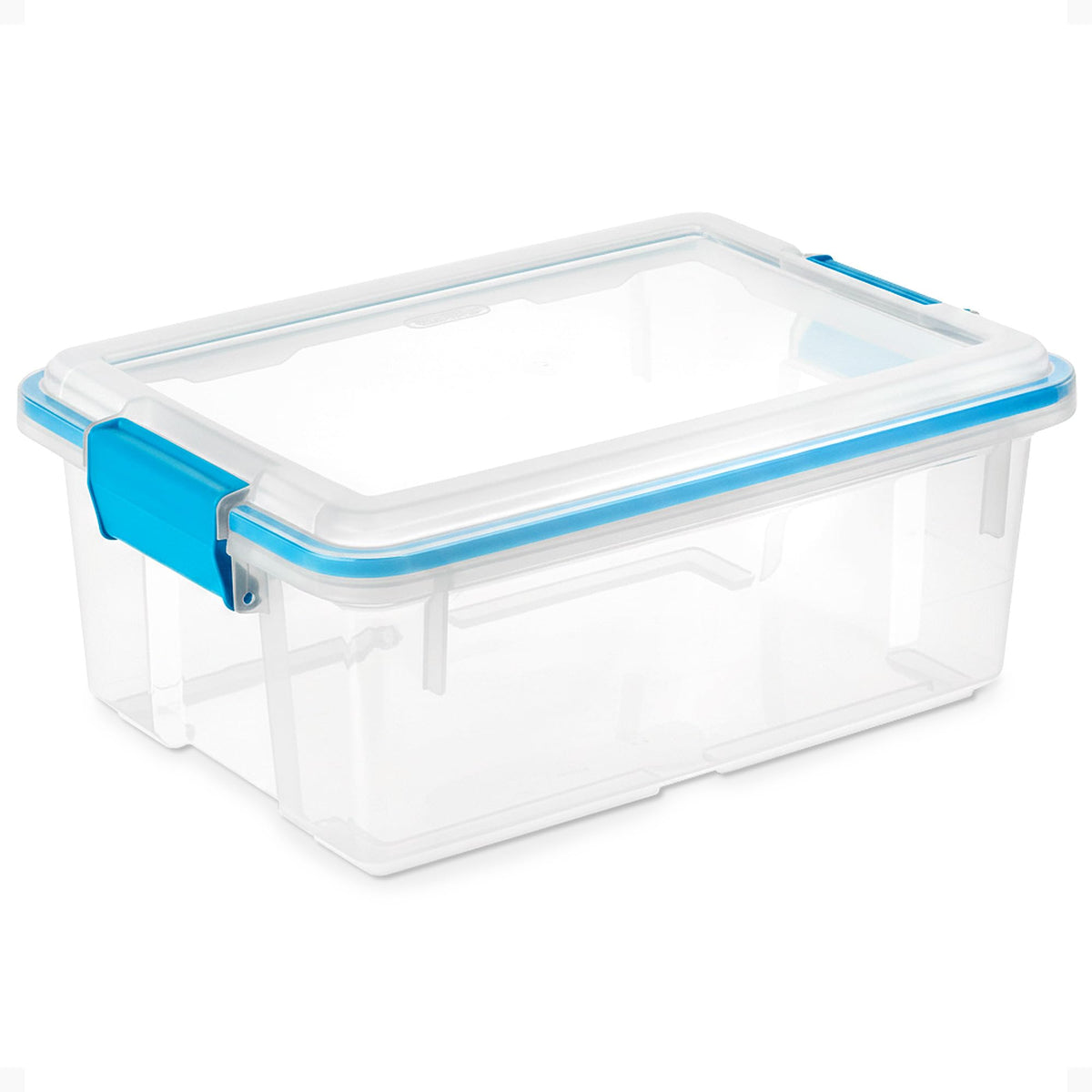 Sterilite Gasket Storage Box with Lids for Home & Office, 32 Quart, 4-Pack