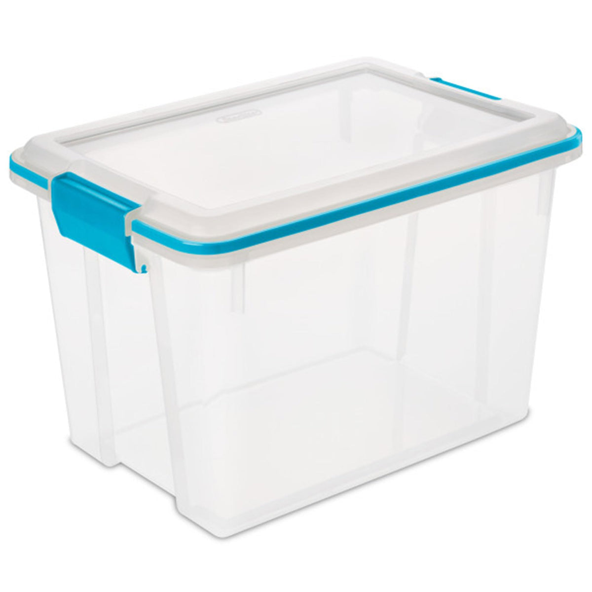 Sterilite Gasket Storage Box with Lids for Home & Office, 32 Quart, 4-Pack
