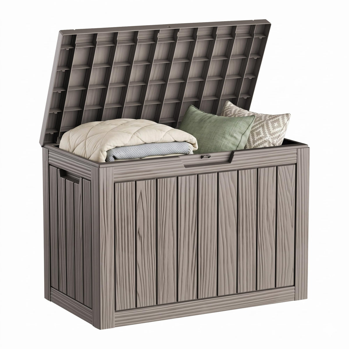 DRATO 310 Gallon Deck Boxes Outdoor Waterproof Large Outside Storage Box