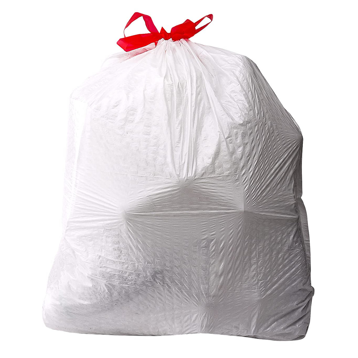 Amazon Basics 13 Gallon Flextra Strength Tall Kitchen Drawstring Trash Bags, Tear Resistant, 120 count