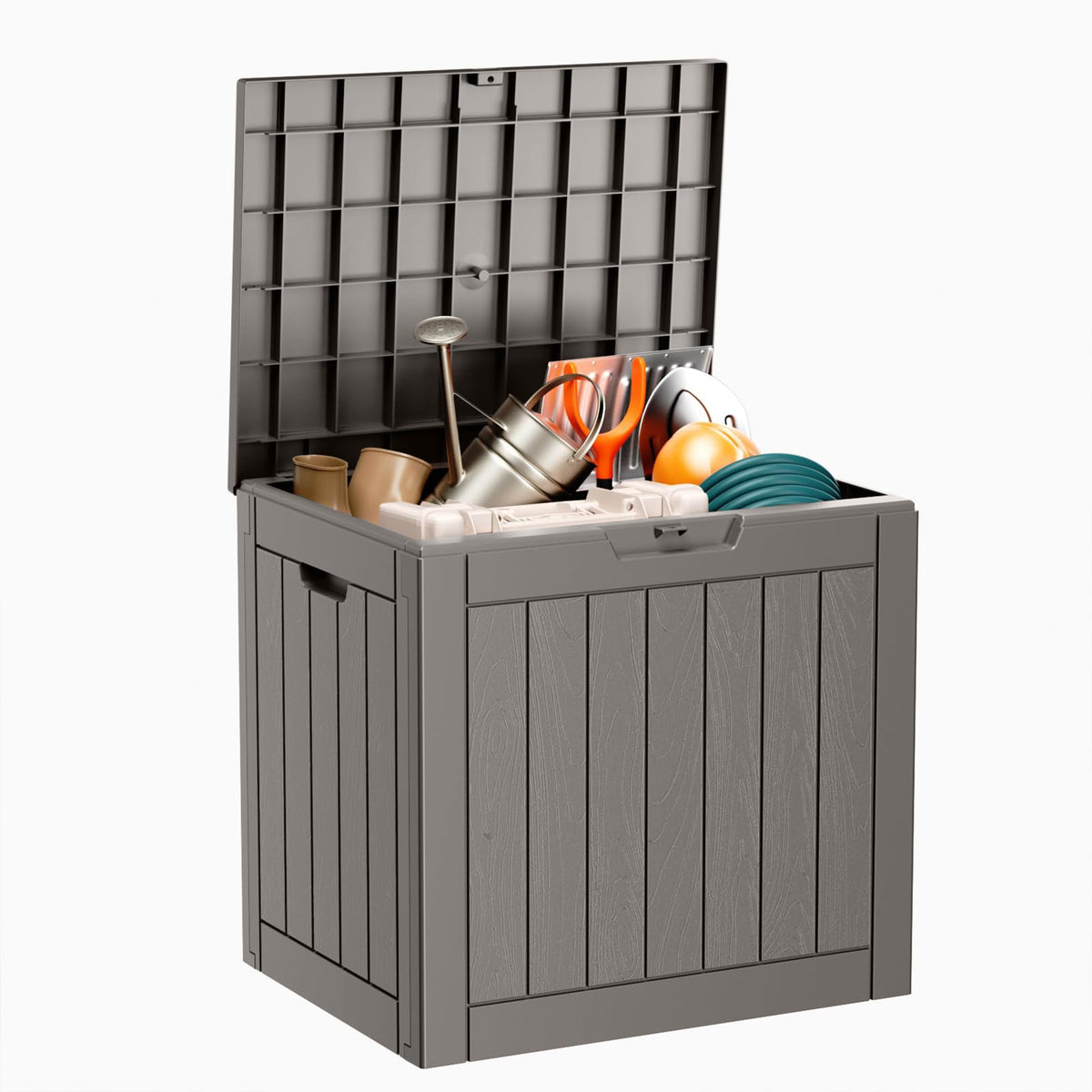 DRATO 310 Gallon Deck Boxes Outdoor Waterproof Large Outside Storage Box