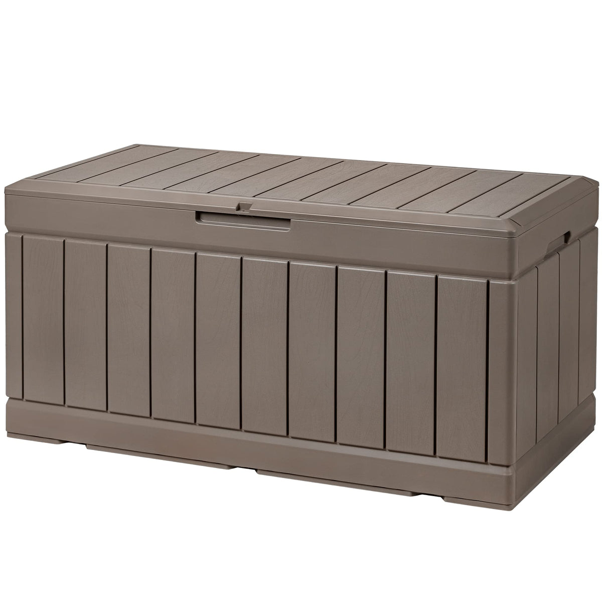 Devoko 100 Gallon Outdoor Storage Box, Waterproof Deck Box Lockable