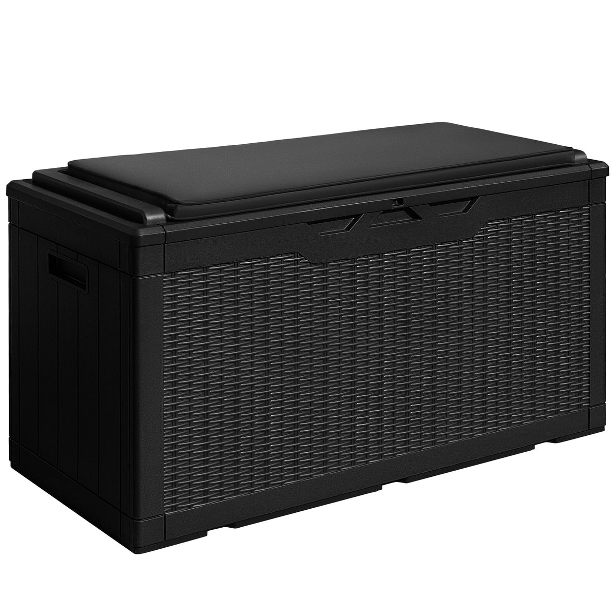Devoko 100 Gallon Outdoor Storage Box, Waterproof Deck Box Lockable