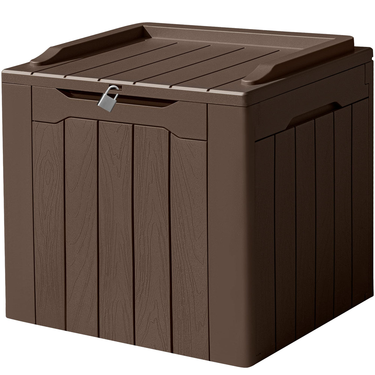 Devoko 100 Gallon Outdoor Storage Box, Waterproof Deck Box Lockable
