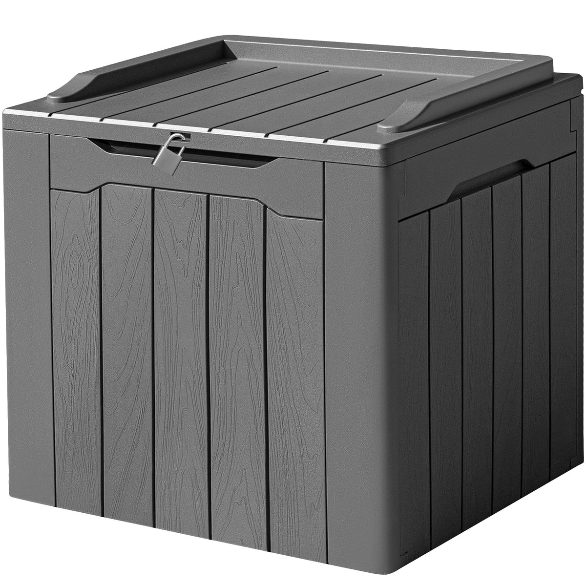 Devoko 100 Gallon Outdoor Storage Box, Waterproof Deck Box Lockable